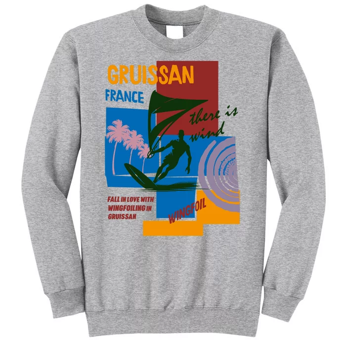 Wingfoil In Gruissan France Tall Sweatshirt