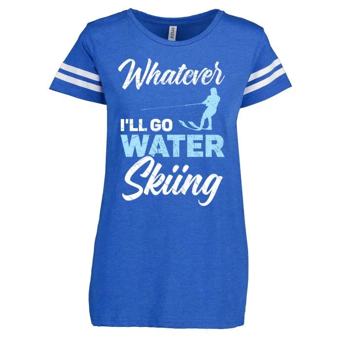 Whatever Ill Go Water Skiing Surface Water Sport Ski Gift Enza Ladies Jersey Football T-Shirt