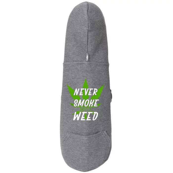 Weed I Hashish I Cannabis I Grass 420 I Funny Marijuana Doggie 3-End Fleece Hoodie