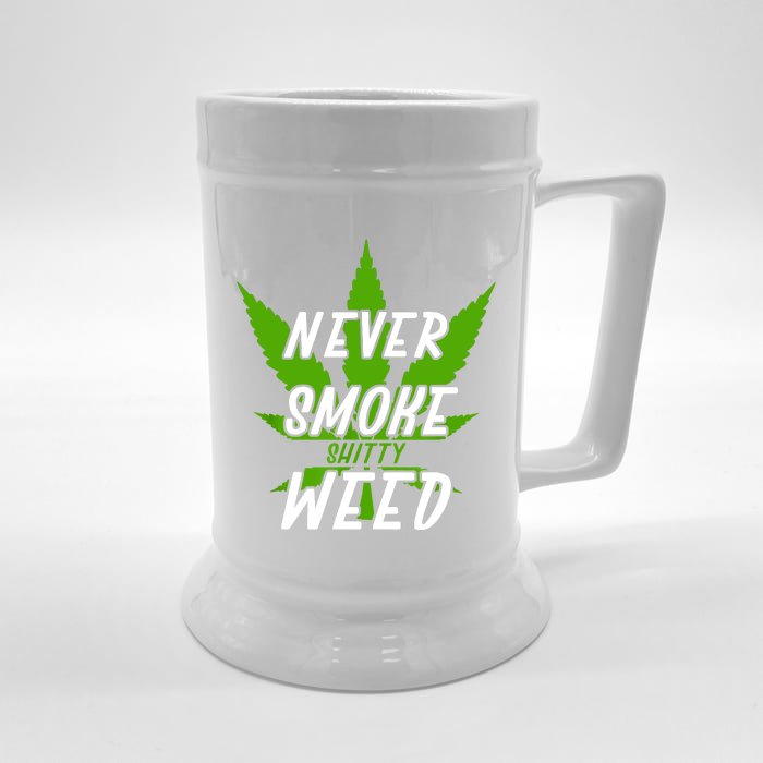 Weed I Hashish I Cannabis I Grass 420 I Funny Marijuana Front & Back Beer Stein