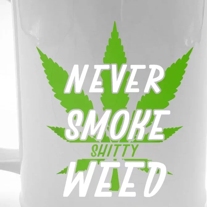 Weed I Hashish I Cannabis I Grass 420 I Funny Marijuana Front & Back Beer Stein