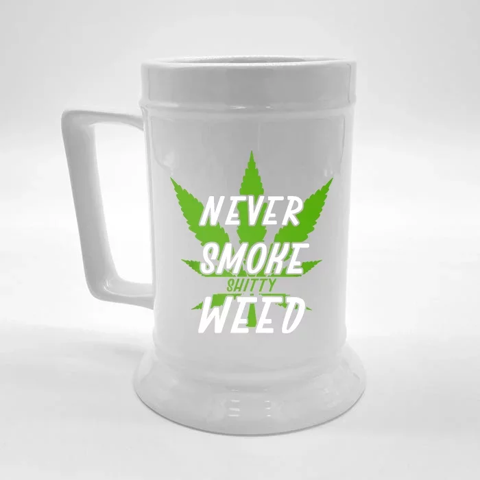 Weed I Hashish I Cannabis I Grass 420 I Funny Marijuana Front & Back Beer Stein