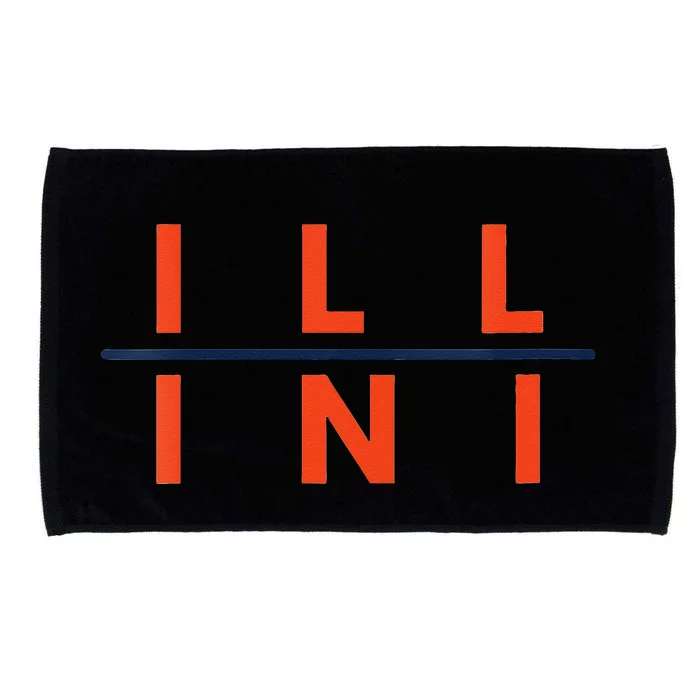 Womens Illinois IL Fans Microfiber Hand Towel