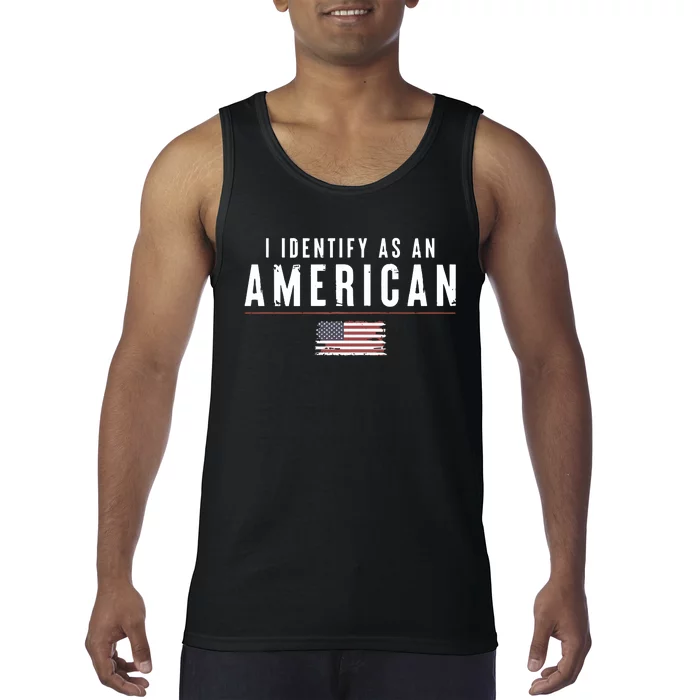 Women’S I Identify As An American Tank Top