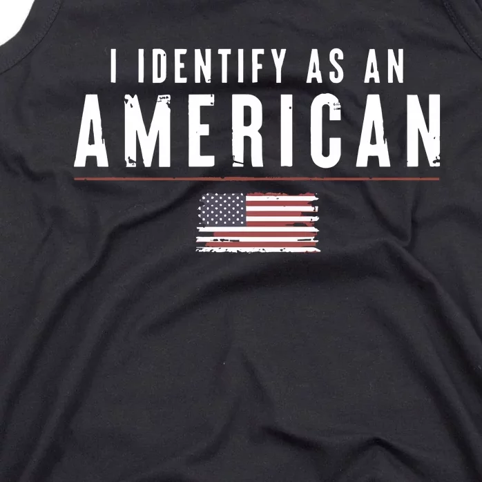 Women’S I Identify As An American Tank Top