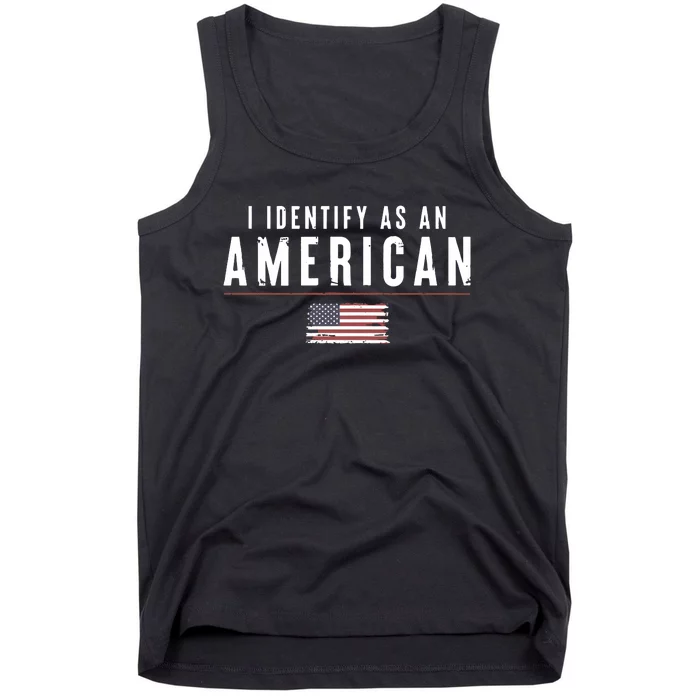 Women’S I Identify As An American Tank Top