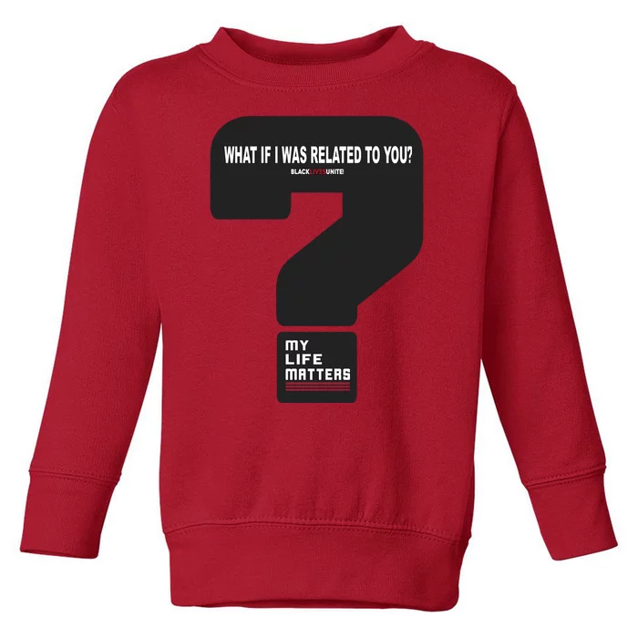 What If I Was Related To You? Toddler Sweatshirt