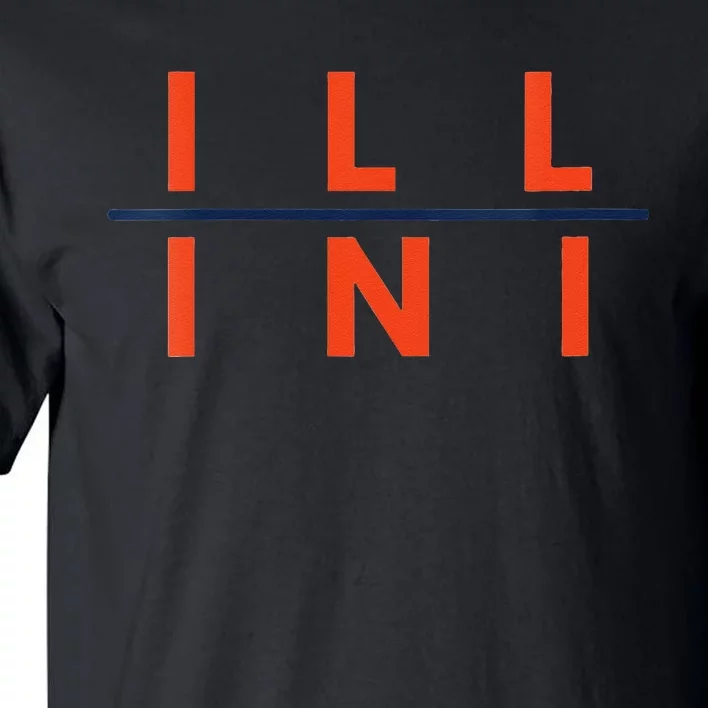 Womens Illinois IL Fans Tall T-Shirt