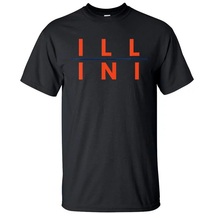 Womens Illinois IL Fans Tall T-Shirt