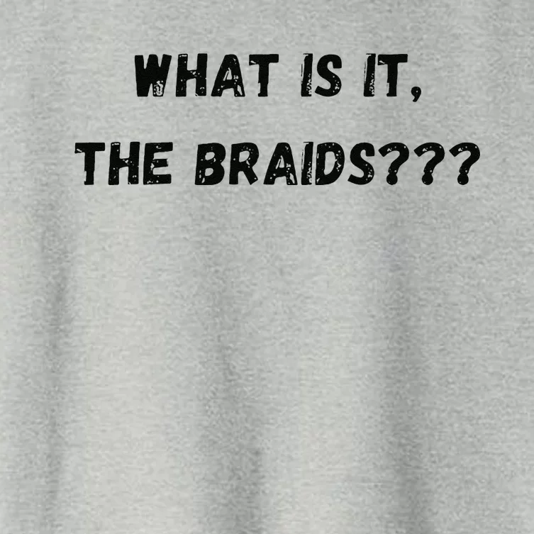 What Is It The Braids Women's Crop Top Tee