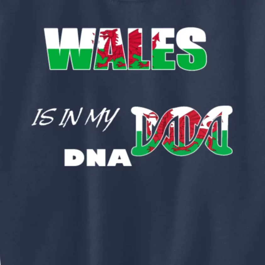 Wales It's In My DNA Kids Sweatshirt