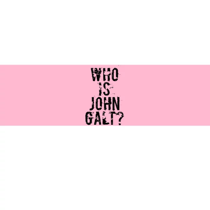 Who Is John Galt Bumper Sticker