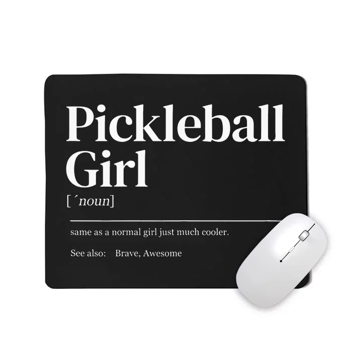 Why I Lose at Pickleball Humor Funny Pickleballers Mousepad