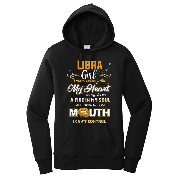 Wo I'm Libra September 23 October 22 Birthday Women's Pullover Hoodie