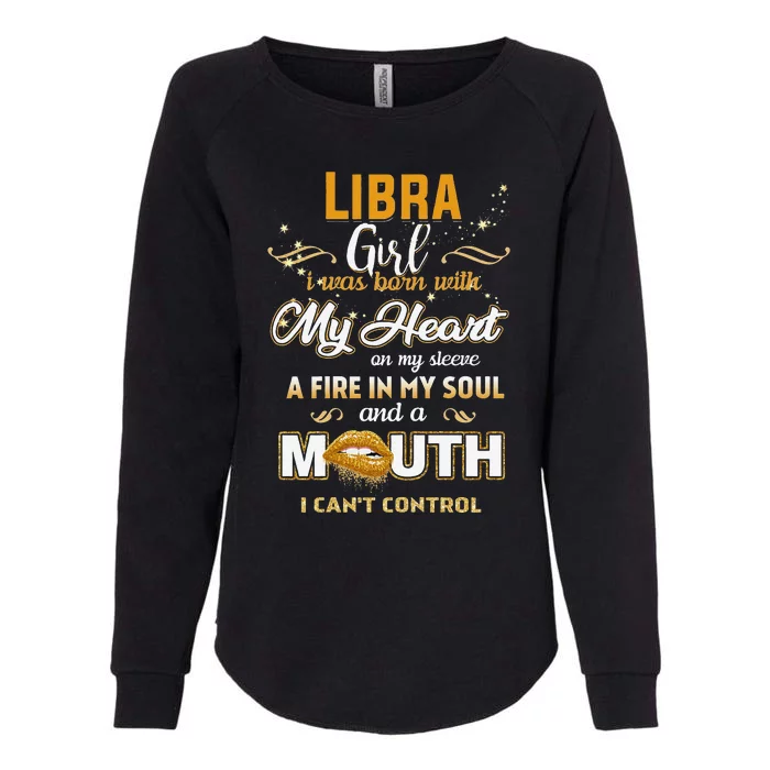 Wo I'm Libra September 23 October 22 Birthday Womens California Wash Sweatshirt