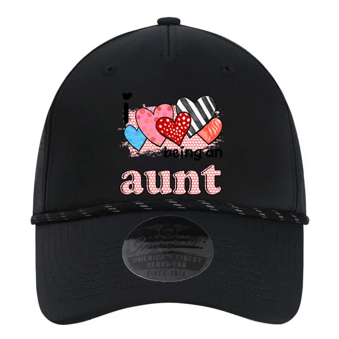 Wo I Love Being An Aunt Cute Hearts Aunt Gift Performance The Dyno Cap