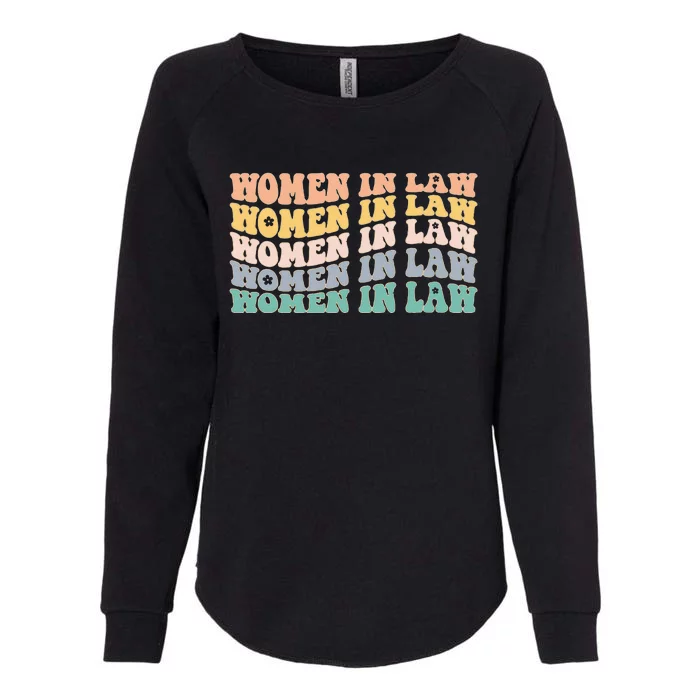 Women In Law Retro Lawyer School Student Womens California Wash Sweatshirt