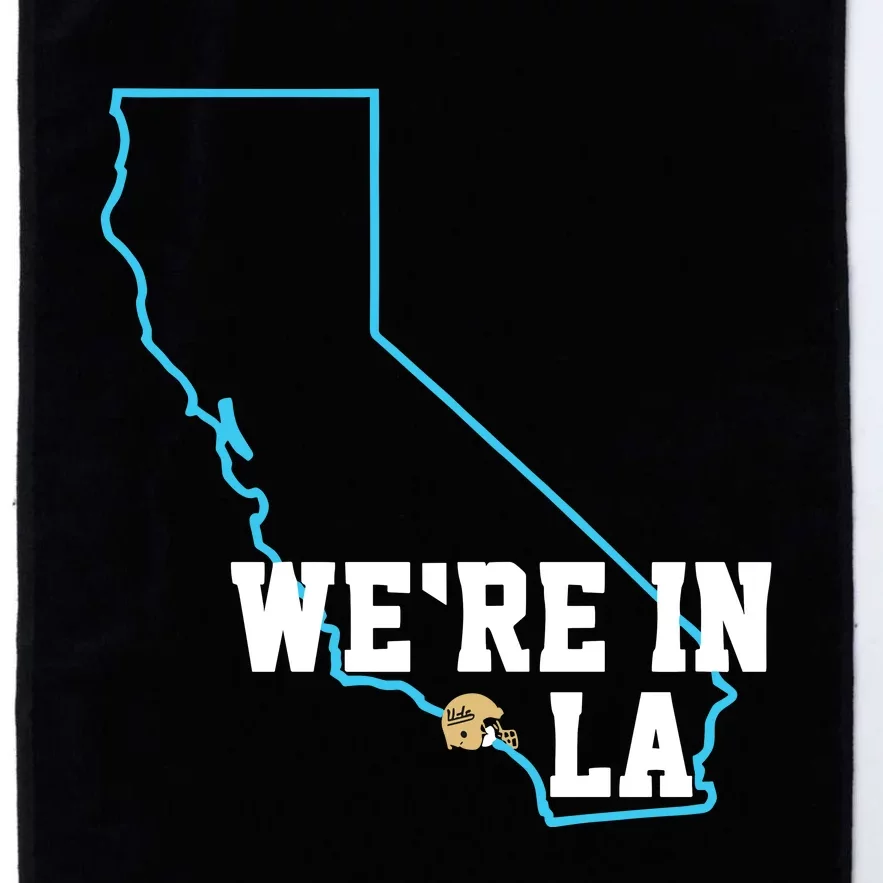 We’Re In La Platinum Collection Golf Towel