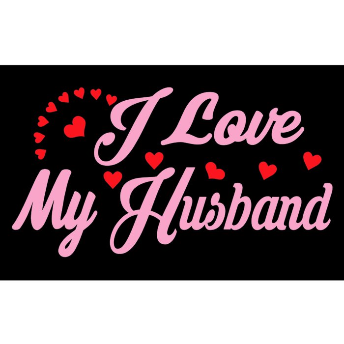 Wo I Love My Husband Wo's Coupless Bumper Sticker