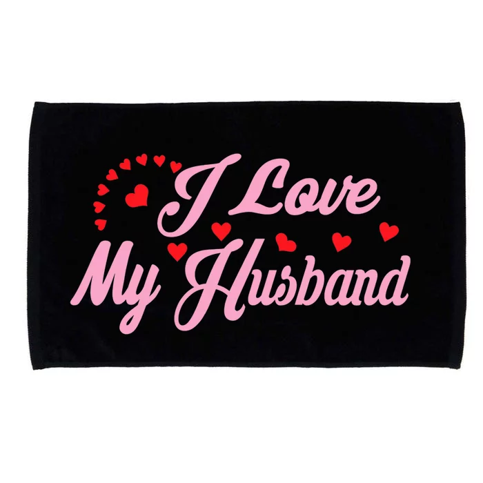 Wo I Love My Husband Wo's Coupless Microfiber Hand Towel