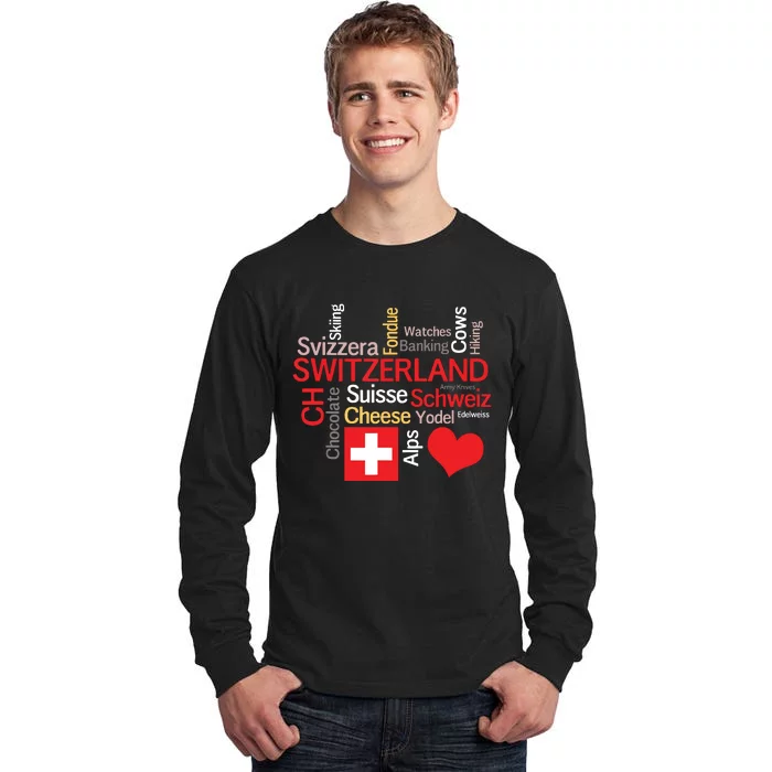 Why I Love Switzerland Tall Long Sleeve T-Shirt