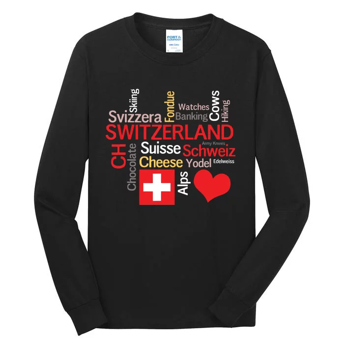 Why I Love Switzerland Tall Long Sleeve T-Shirt