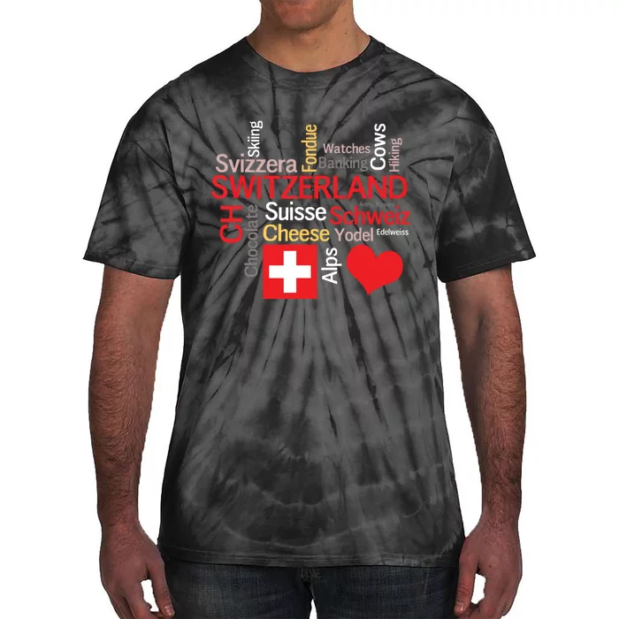 Why I Love Switzerland Tie-Dye T-Shirt