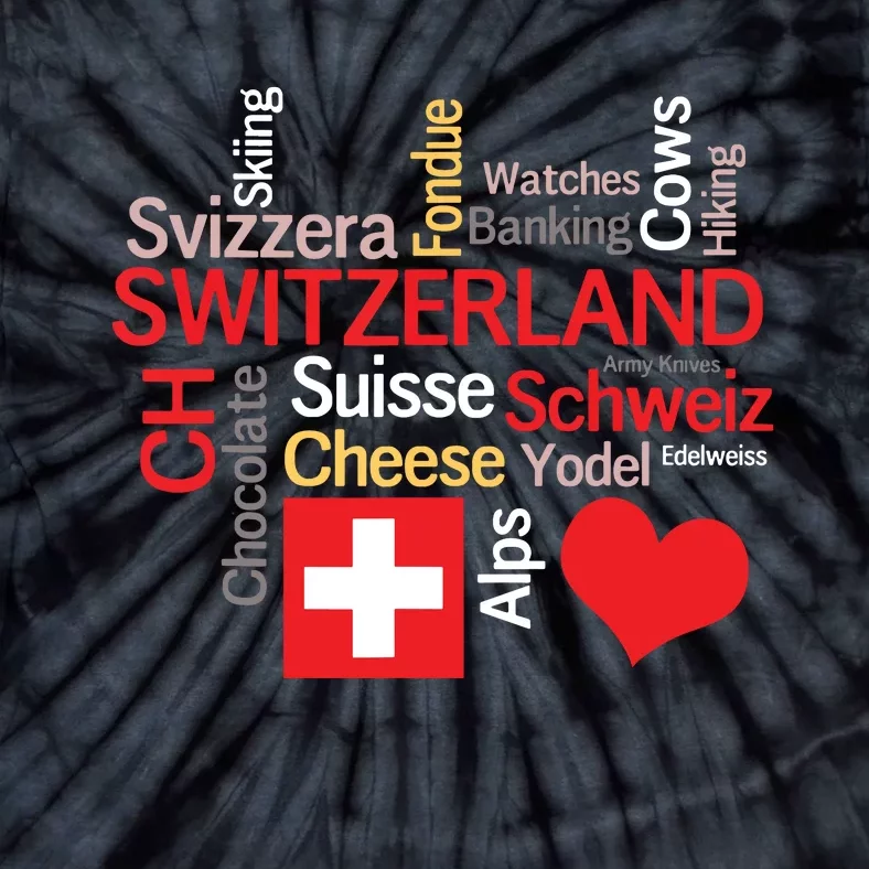 Why I Love Switzerland Tie-Dye T-Shirt