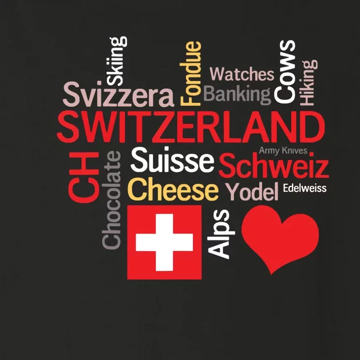 Why I Love Switzerland Toddler Long Sleeve Shirt