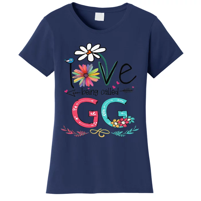 Womens I Love Being Called Gg Sunflower Mother's Day Women's T-Shirt