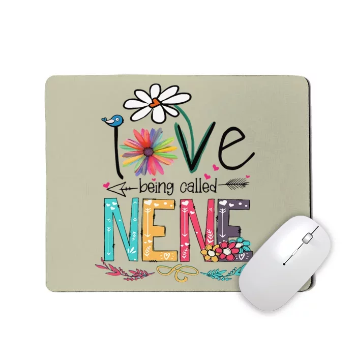 Womens I Love Being Called Nene Sunflower Mother's Day Mousepad