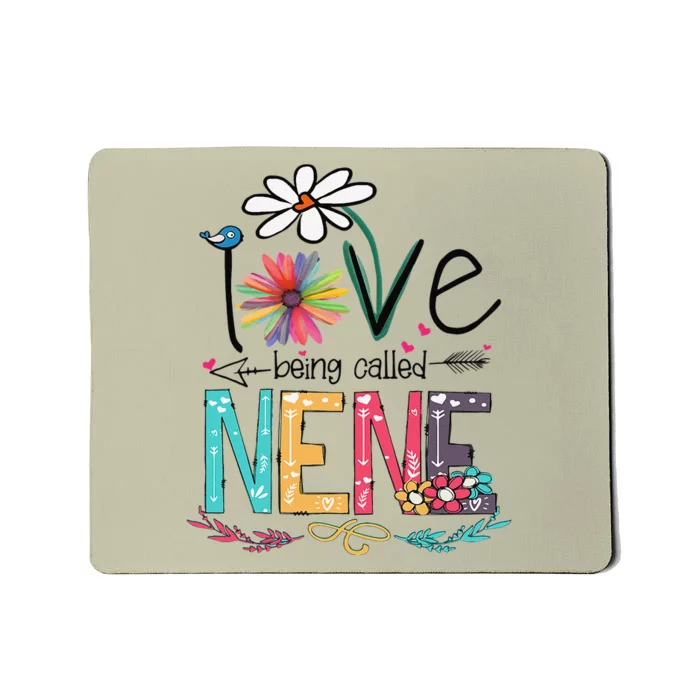 Womens I Love Being Called Nene Sunflower Mother's Day Mousepad