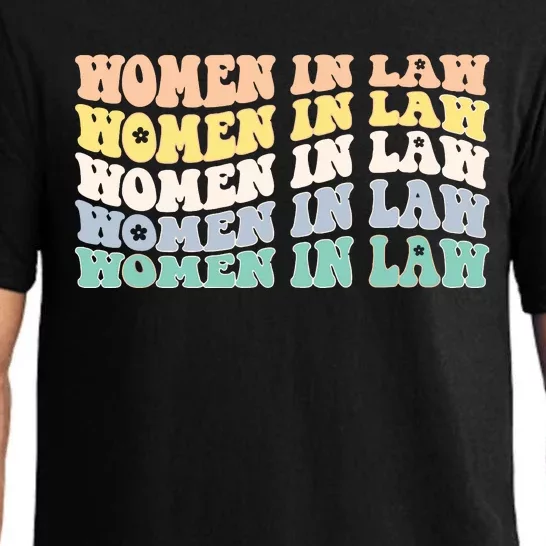 Women In Law Retro Lawyer School Student Pajama Set