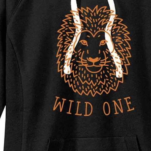 Wild One Lion Women's Fleece Hoodie