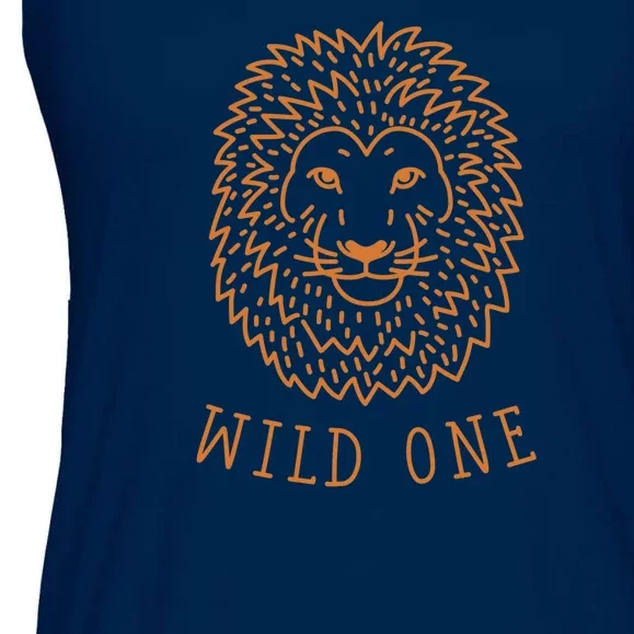 Wild One Lion Ladies Essential Flowy Tank