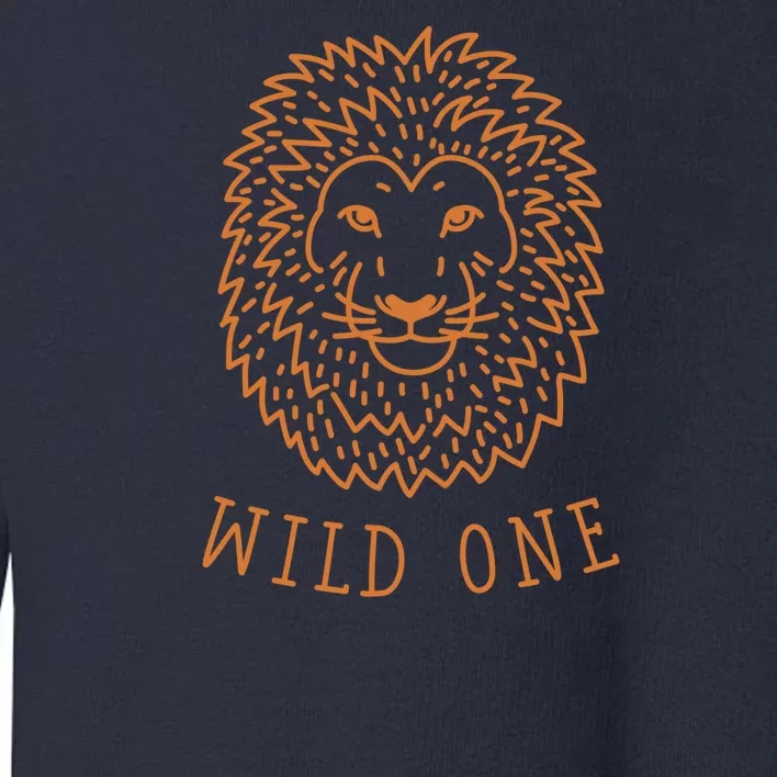 Wild One Lion Toddler Sweatshirt