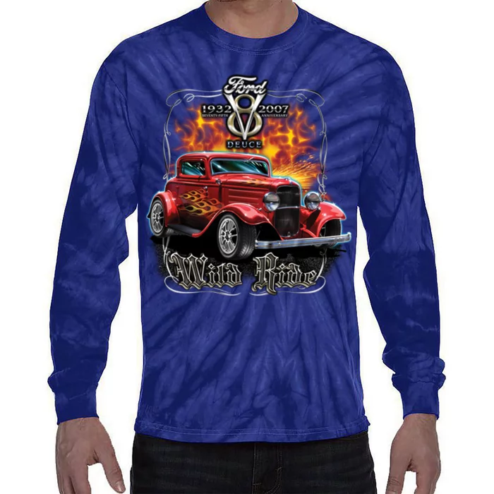 Wild Ride Ford Tie-Dye Long Sleeve Shirt