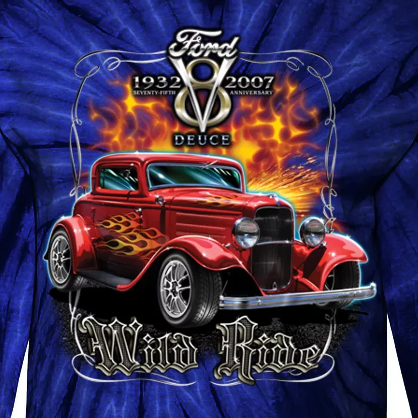 Wild Ride Ford Tie-Dye Long Sleeve Shirt