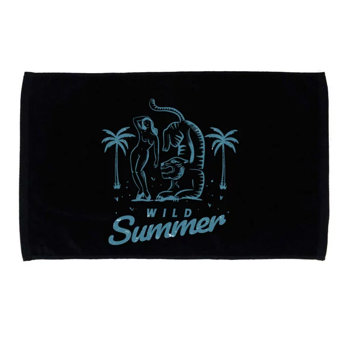 Wild Summer Microfiber Hand Towel