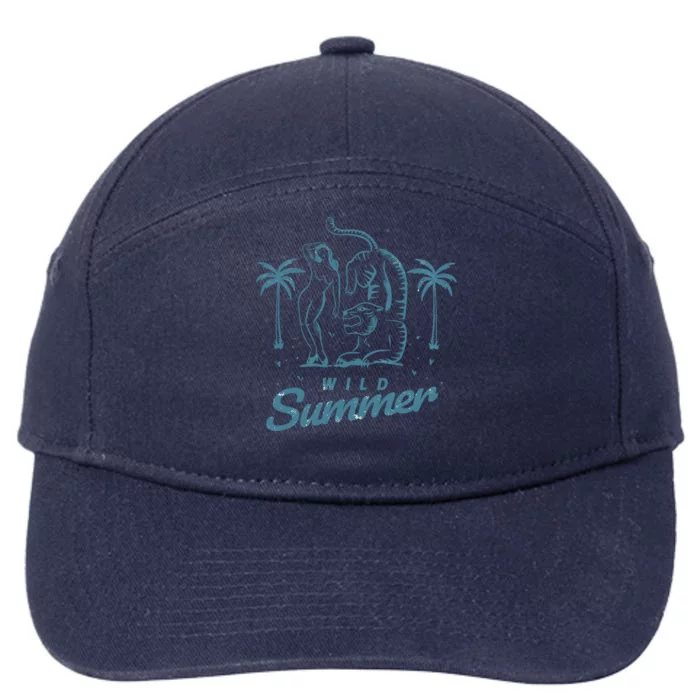 Wild Summer 7-Panel Snapback Hat