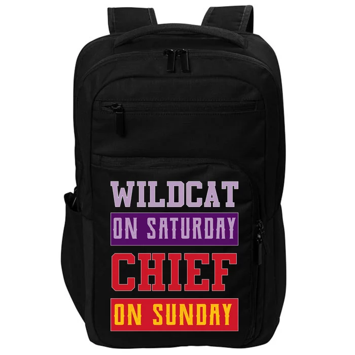 Wildcat On Saturday Chief On Sunday Impact Tech Backpack