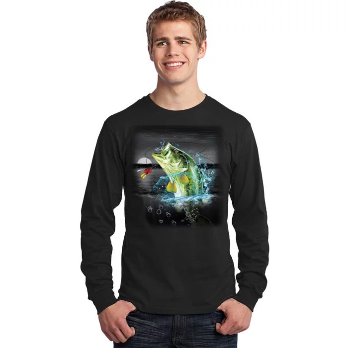 Wilderness Bass - Fishing Tall Long Sleeve T-Shirt