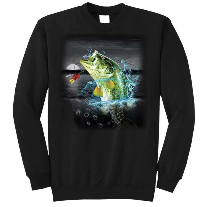 Wilderness Bass - Fishing Tall Sweatshirt