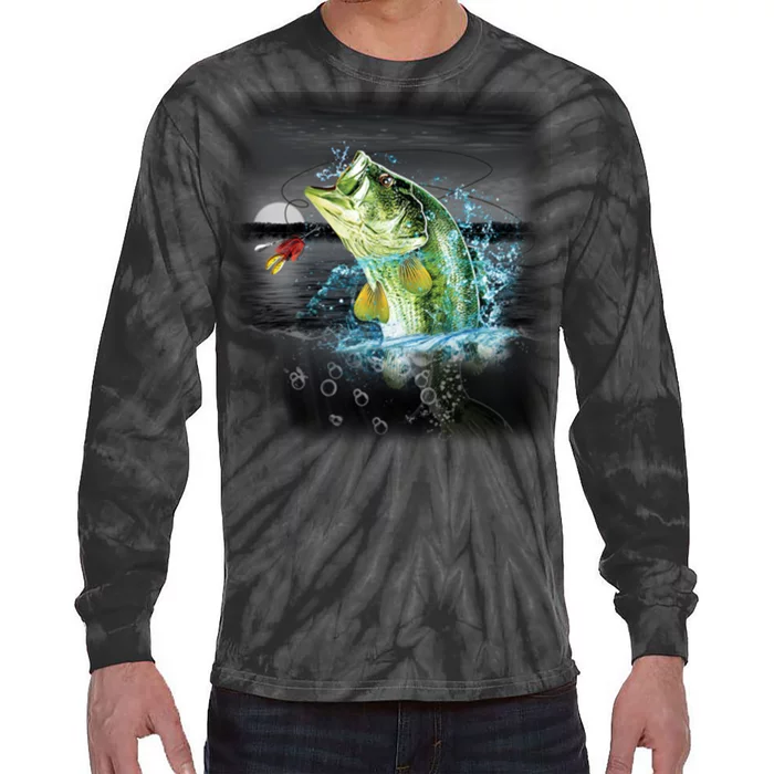 Wilderness Bass - Fishing Tie-Dye Long Sleeve Shirt