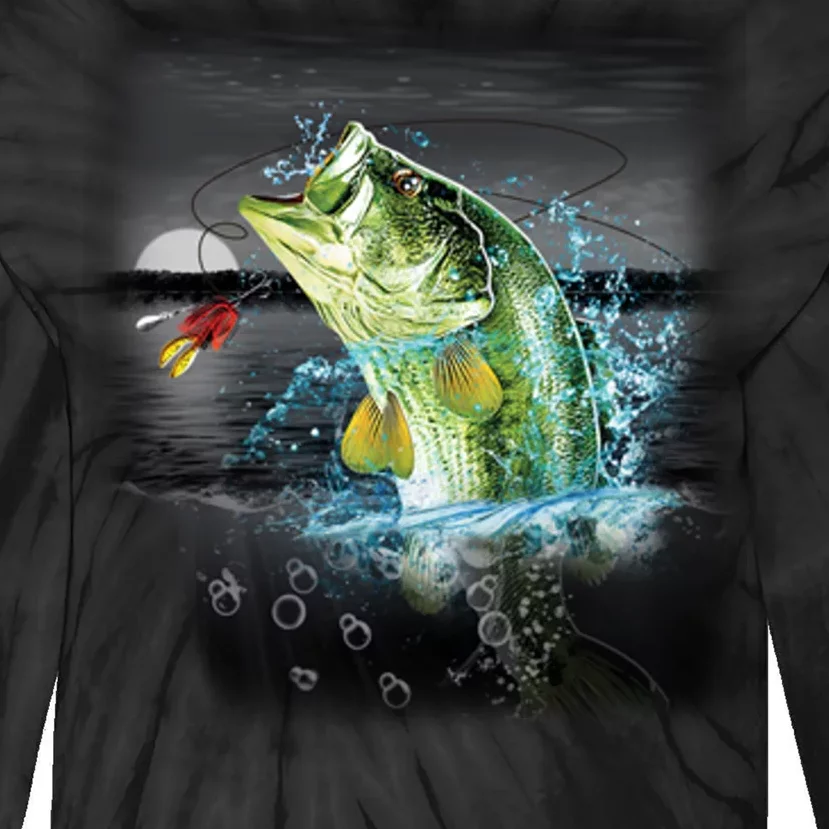 Wilderness Bass - Fishing Tie-Dye Long Sleeve Shirt