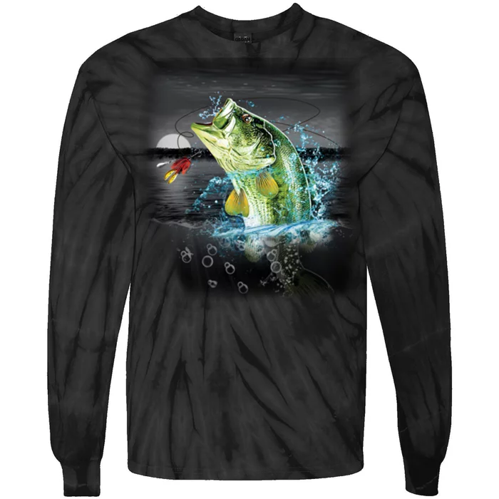 Wilderness Bass - Fishing Tie-Dye Long Sleeve Shirt