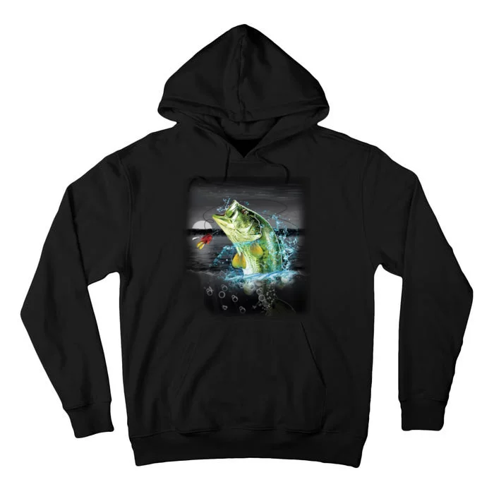 Wilderness Bass - Fishing Tall Hoodie