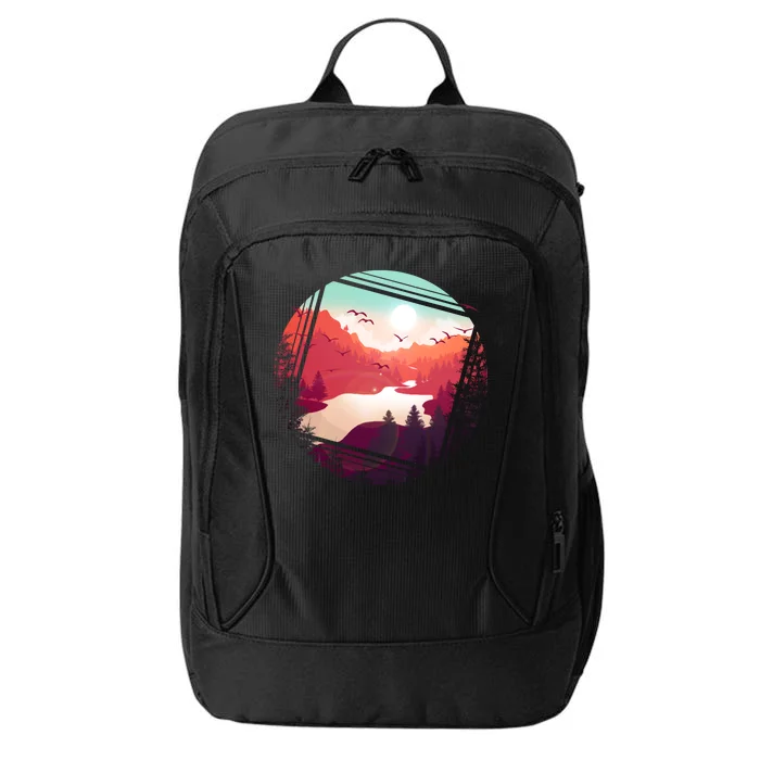 Wilderness Nature Scenery City Backpack