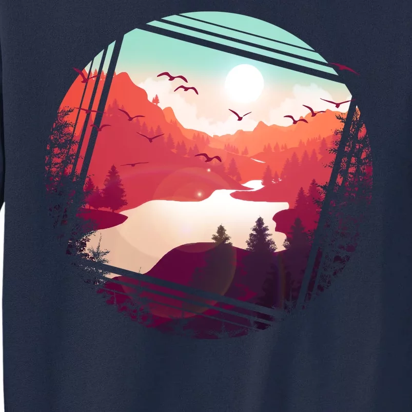 Wilderness Nature Scenery Tall Sweatshirt