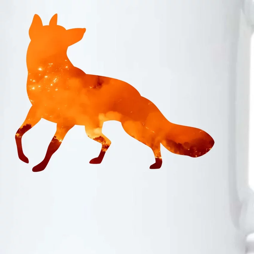 Wildfire Fox Black Color Changing Mug